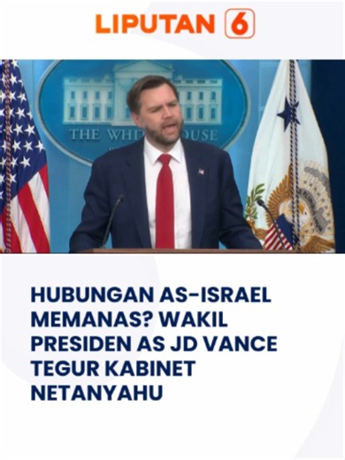 Dalam teguran yang jarang terjadi, Wakil Presiden Amerika Serikat JD Vance memperingatkan para pejabat Israel yang mengkritik Presiden Donald Trump terkait kesepakatan yang dicapai dengan Iran. Dalam konferensi pers di Gedung Putih, Vance menegaskan bahwa Trump merupakan satu-satunya kepala negara yang masih menunjukkan simpati kuat kepada Israel. #newssctv #liputan6sctv #liputan6news #emtekmedianews #amerika #trump #jdvance #iran