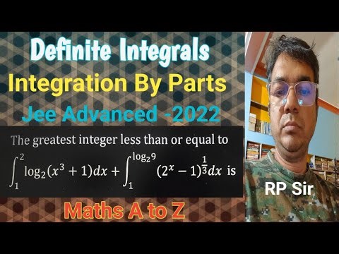The greatest integer less than or equal to integration 1 to 2 log_2_(x^3+1)dx+ integration 1 to log9