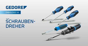 𝗦𝗰𝗵𝗿𝗮𝘂𝗯𝗲𝗻𝗱𝗿𝗲𝗵𝗲𝗿 𝘃𝗼𝗻 𝗚𝗘𝗗𝗢𝗥𝗘 | 🎬 𝗩𝗶𝗱𝗲𝗼𝗿𝗲𝗶𝗵𝗲 "𝗙𝗔𝗕 𝟭𝟰" 🎬 11 von 14: Immer den Dreh raus – mit Schraubendrehern von GEDORE. Die ergonomischen Griffe und widerstandsfähigen Klingen sind der Garant für zuverlässige und gelenkschonende Kraftübertragungen. Kennst du schon unseren innovativen Schraubendreher SilentGEAR? Jetzt im Video entdecken! Die "FAB 14" – 14 Werkzeugkategorien von Abziehern bis Zangen, die wir euch in 14 brandneuen Videos vorstellen. Wenn ihr 