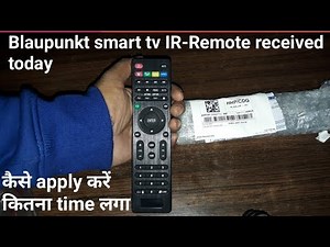 how to apply blaupunkt smart tv IR-remote | Receive today | negative and inverted picture issue