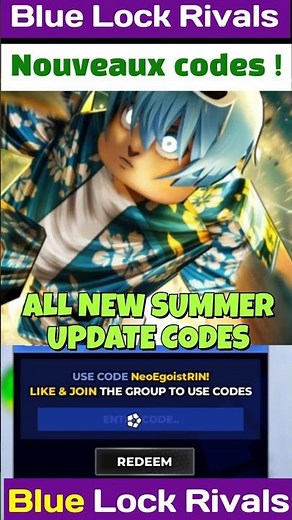 Nouveaux Codes Blue Lock Rivals! - Serrure bleue rivaux - Roblox Nouvelle mise à jour!