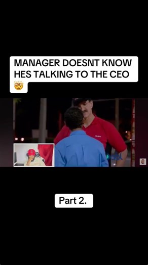 Disgusting manager didn’t know that was the undercover boss
