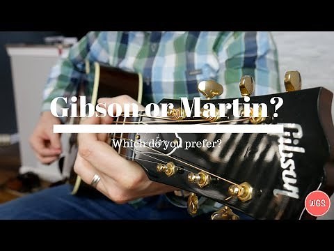 Gibson J45 or Martin D18 - Which one do you prefer?