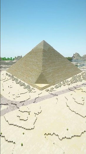 Pyramids of Giza Minecraft Timelapse | #minecraftbuilding #minecraft