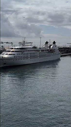 Windstar Star Legend at Barcelona Port, Spain.