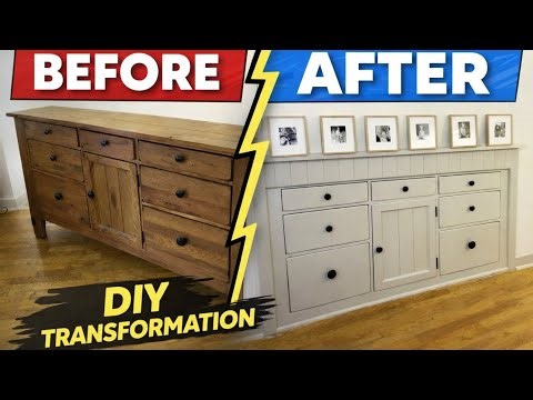 DIY Built-In Dresser Hack - Transform Old Furniture