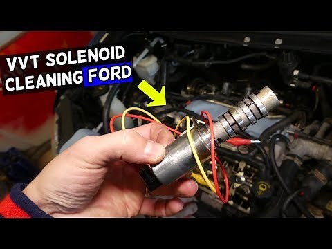 HOW TO CLEAN VVT SOLENOID FORD F150 F250 EDGE FLEX TAURUS FUSION EXPLORER