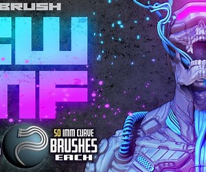 ArtStation - Cyber Wire & Muscle Fiber: Zbrush Curve Brushes | Brushes
