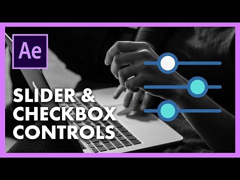 Slider and Checkbox Controls | Adobe After Effects CC Tutorial (Lesson 3)