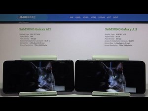 Samsung Galaxy A12 vs Samsung Galaxy A11 - Screen / Displays Comparison
