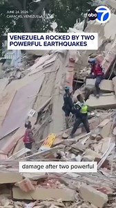 (6/24/26) BACK-TO-BACK QUAKES: A powerful 7.1-magnitude #earthquake followed by a 7.5-magnitude #quake shook #Venezuela on Wednesday, collapsing buildings in the capital of #Caracas and causing injuries. #Tsunami alerts and warnings were issued in the area.