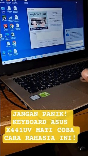 CARA MENGATASI KEYBOARD ASUS X441UV TIDAK BERFUNGSI! #Shorts #Tutorial #LaptopAsus