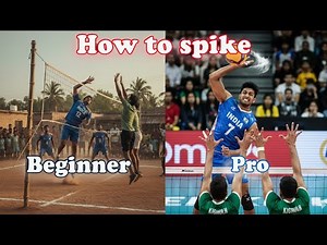 Learn volleyball Spikeing skill basic to Advance