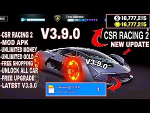 csr racing 2 mod apk unlimited money unlock all car latest v3.9.0