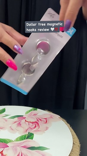 284K views · 1.8K reactions | these magnetic hooks are good quality, definitely worth it! #dollartreefinds #dollartree #diy #diyprojects #diyhomedecor #diycrafts #diydecor #diyideas #reelsvideo | Creating with Ms Nancy | Facebook