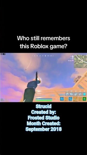 Who (still) remembers this Roblox game? (96) #roblox #memories #nostalgia #fortnite #strucid #2018