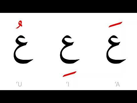 Flashcards - Arabic alphabet with Fatha, Kasra and Damma | Alif Ba Ta baris atas, bawah dan depan