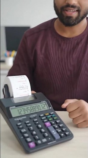 CASIO HR-100RC 12-Digit Printing Calculator