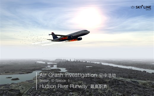 【Skyline中文字幕组】空中浩劫S10E05:全美航空1549次班机《最高职责》[双语字幕高清]