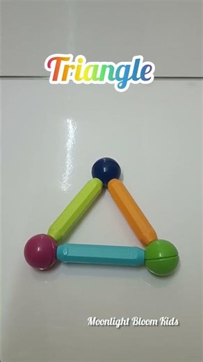 Learn Shapes Easily |Triangle with Toys |Kids Educational Shorts| Montessori learning|#kidslearning