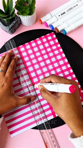 I made my own Pattern paper for journal🌷#shorts #patternpaper #journalsupplies #diy #youtubeshorts