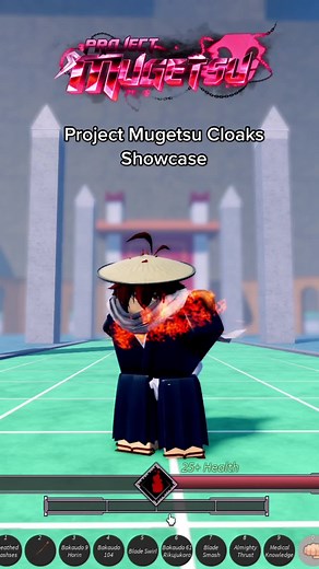 Project Mugetsu Cloak Showcase in Roblox