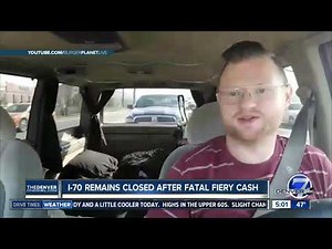 I-70 remains closed Friday morning after fiery crash