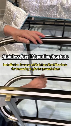 Stainless Steel Mounting Brackets #luxury #decor #design #metal #bracket
