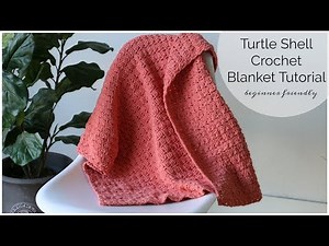 Turtle Shell Crochet Blanket Tutorial - Beginner Friendly