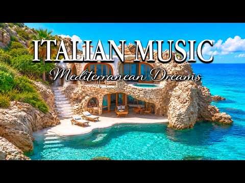 🎶 Italian Vibes & Mediterranean Music 🎶 2+ Hours Scenic Amalfi Coast & Lake Como Dreamy 4K