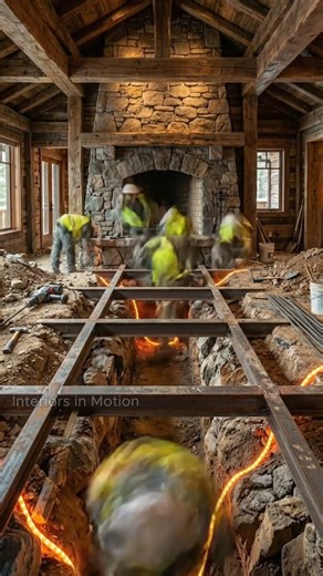 🔥 Luxury Glass Floor Construction Timelapse | Unreal Yet Real Craftsmanship