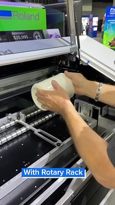 96 reactions · 26 shares | Printing directly onto cylindrical objects is easier than ever with the new Rotary Rack! This accessory is an ultra-durable and stable attachment that fits in the VersaUV LEF series of benchtop printers. Get to customizing bottles, cups, candles and more today! https://www.rolanddga.com/products/printers/versauv-lef2-300-flatbed-printer | Roland DGA Corporation | Facebook