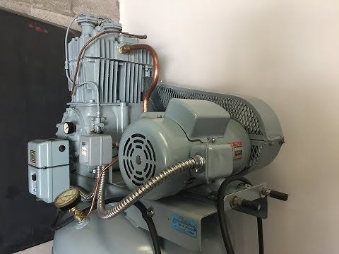 Quincy 325 air compressor restoration