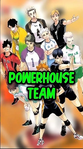 Haikyuu’s Powerhouse Teams 🤯 #haikyuu #inarizaki #itachiyama