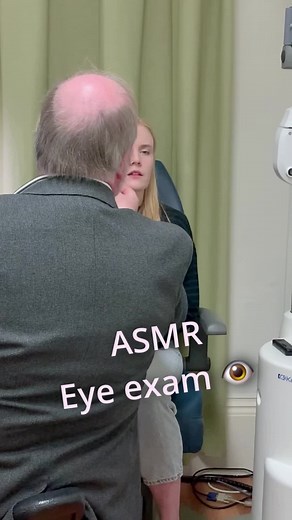 The most relaxing eye exam #eyeexam #eyeexamasmr #asmreyeexam #asmreyetest #asmreye #unintentionalasmr #asmrtik #asmrmedical #asmrmedicalexam
