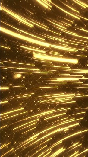 Free 4K Background Animation Video | Luxury Gold Glitter & Shooting Stars Motion Loop