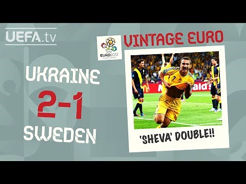 UKRAINE 2-1 SWEDEN, EURO 2012 | VINTAGE EURO