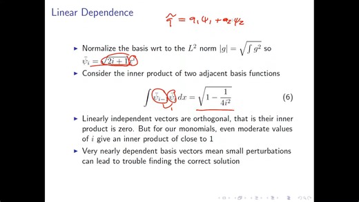 Linear Dependence and the Hilbert Matrix M3.5_6 - Intro to DG