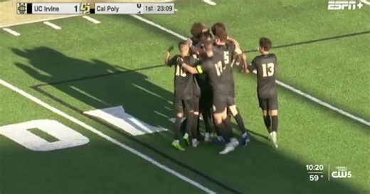 Cal Poly soccer tops UC Irvine 2-1