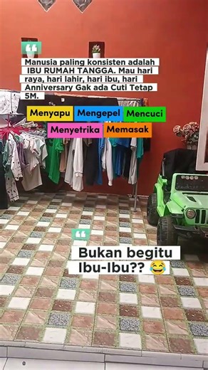 Ibu Rumah Tangga.....mama Nak 3 ada jihaad stiap harinya 🥰