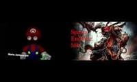 Mix of 2 videos from youtube : Five Nights at Wario’s: Remastered Sparta EndWar Remix