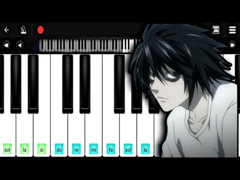 L'S THEME - DEATH NOTE - EN PERFECT PIANO FÁCIL Y RÁPIDO 🎧🎹