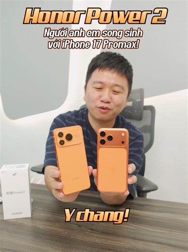 Honor Power2 vs iPhone 17 Pro Max Giống nhau đến 90% 🤣 #schannel