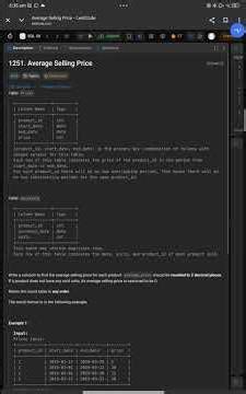 Leetcode Top 50 SQL | Question 16 | LeetCode 1251 | Average Selling Price | SQL Interview Question