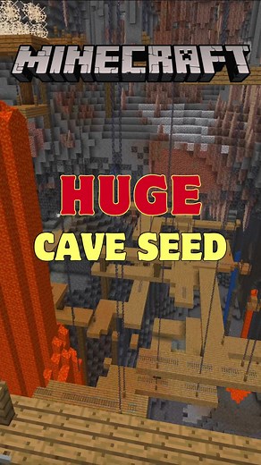 Explore a Huge Cave System in Minecraft for Base Building