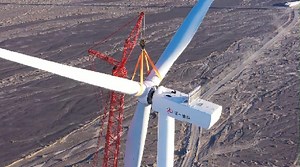 88 reactions · 16 shares | A 6.25MW onshore wind turbine of a 400MW wind farm was successfully hoisted in NW China’s Gansu. With an impeller diameter of 172m, it is the largest onshore wind turbine in China. The wind farm, which consists of 64 such wind turbines, is also the largest of its kind in China. | China Science | Facebook