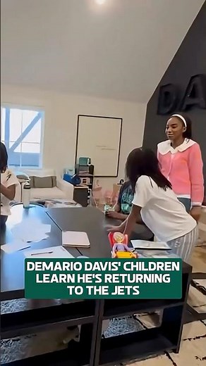 Demario Davis' Kids Reaction To Finding Out Their Dad is Going Back To the Jets 🥹