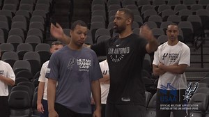 16K views · 387 reactions | Prior to tonight's Military Appreciation Night, revisit USAA's Military Training Camp, where 50 local servicemembers trained like Spurs for a day with the help of our coaching staff! | San Antonio Spurs | Facebook