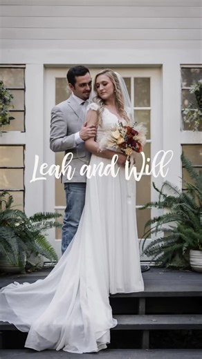 Leah Will’s Smoky Mountain wedding was pure autumn perfection. These two first joined us for an adventure engagement session at the Foothills Parkway — and now they’re officially MARRIED at Chapel in the Hollow! They dressed the chapel in warm sand and rust tones with boho florals and candles everywhere — total cozy fall glow vibes. The forest looked like it was lit in gold, and Leah looked like an absolute dream in her white gown, matching veil, and cream cowboy boots (with blue “wifey” socks —