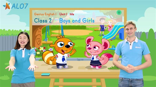 男孩儿女孩儿 Boys and Girls《Genius English 预习课》GE1U1C2